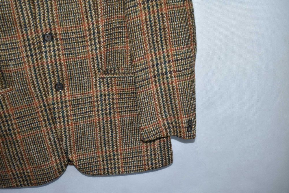 Marynarka Luhta Finland Harris Tweed 80's Wool Blazer 48