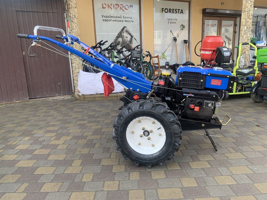 Знижка! Мотоблок Зубр Forte 10 к.с + фреза (доставка безкоштовна)