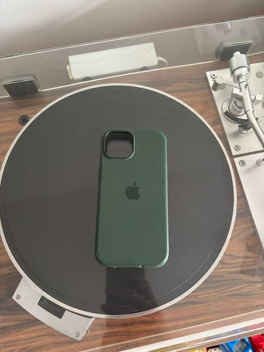 Apple silicone case iphone etui na telefon 15 cyprysowy