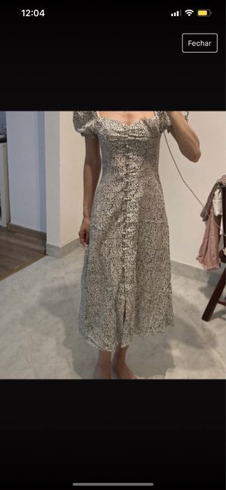 Vestido midi shein S