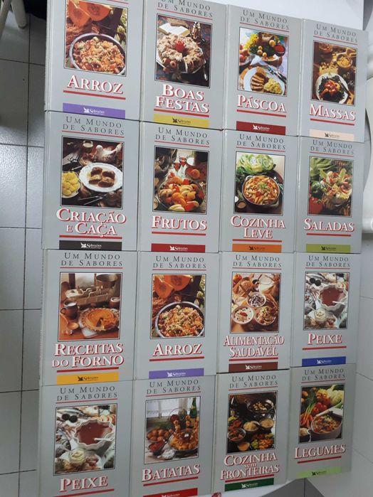 Um mundo de sabores colecção completa 16 volumes