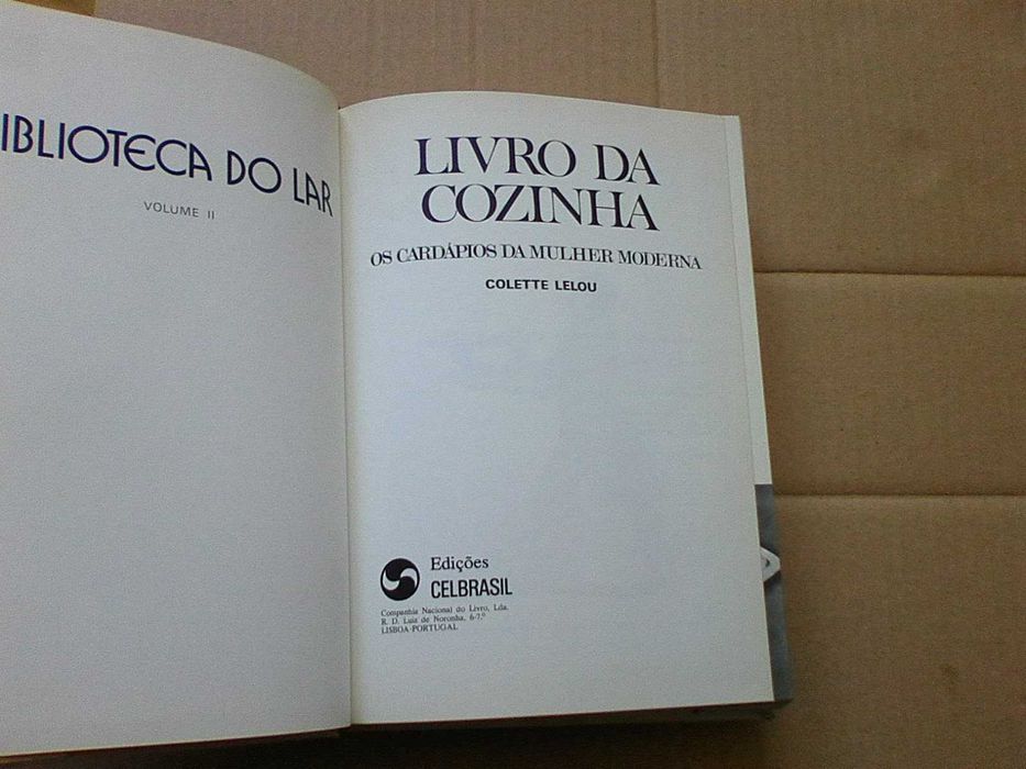 Livro da Cozinha : os Cardápios da Mulher Moderna