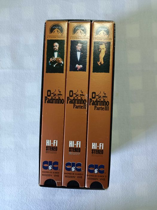 O Padrinho
A TRILOGIA, em VHS