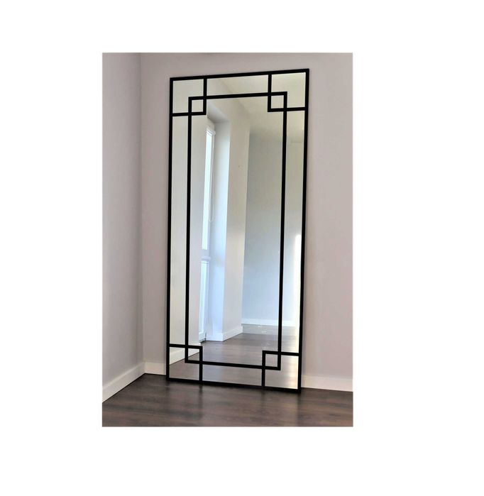 Lustro Loft ORO 190x80! Alu! W czarnej ramie! NOWE! - Wysyłka