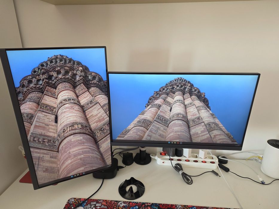 Conjunto home office Monitores LG