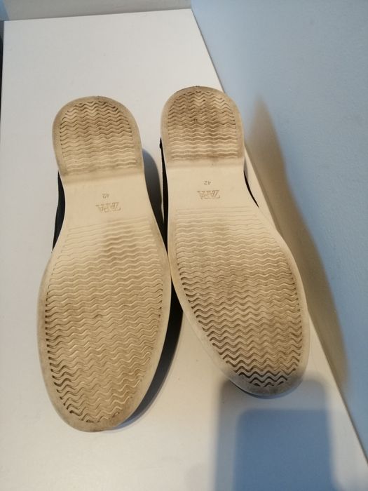 Mokasyny zamszowe Zara 42