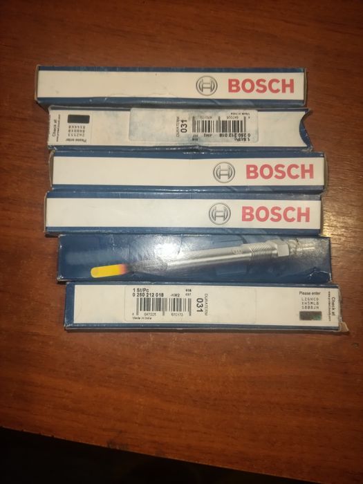 Продам шість свічок накалу BOSCH 0250212018