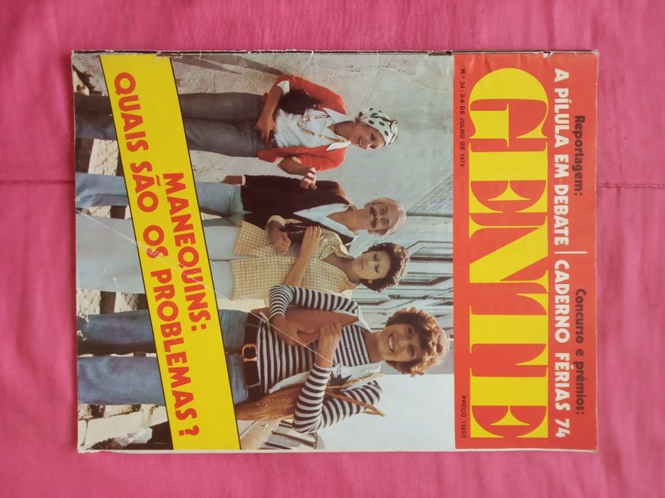 6 revistas  GENTE  ( 1974 e 1975 )