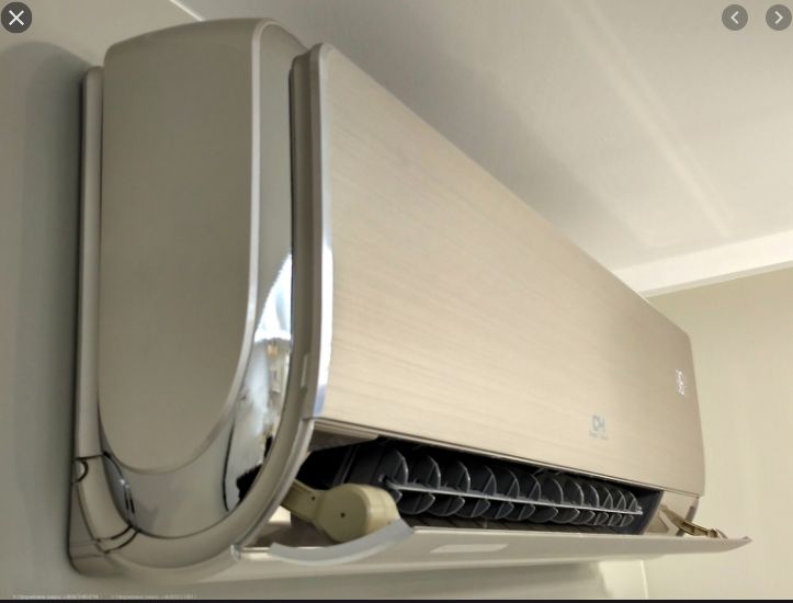 Кондиционер инвертор  золото срібло чорний дизанерскі