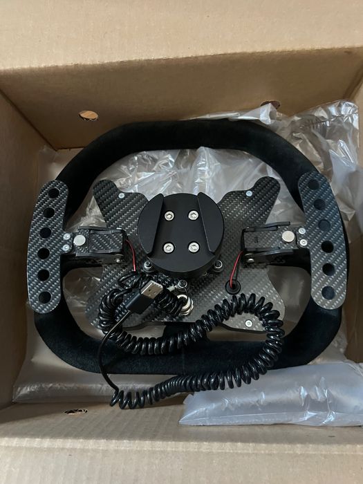Sparco P310 + Ascher Racing Buttonplate C20L + Simucube QR