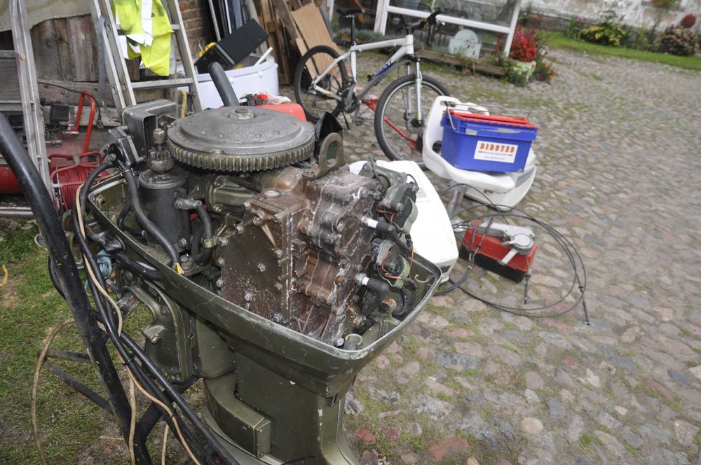 Johnson krotka stopa 50 ps, manetka, linki, sprawny