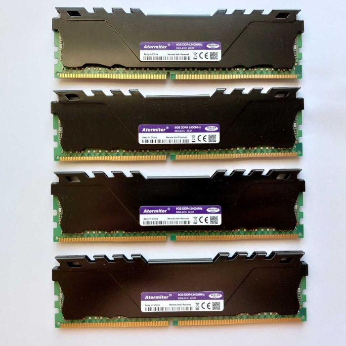 Atermiter DDR4 32GB (4x8GB) 2400MHz ECC CL 17