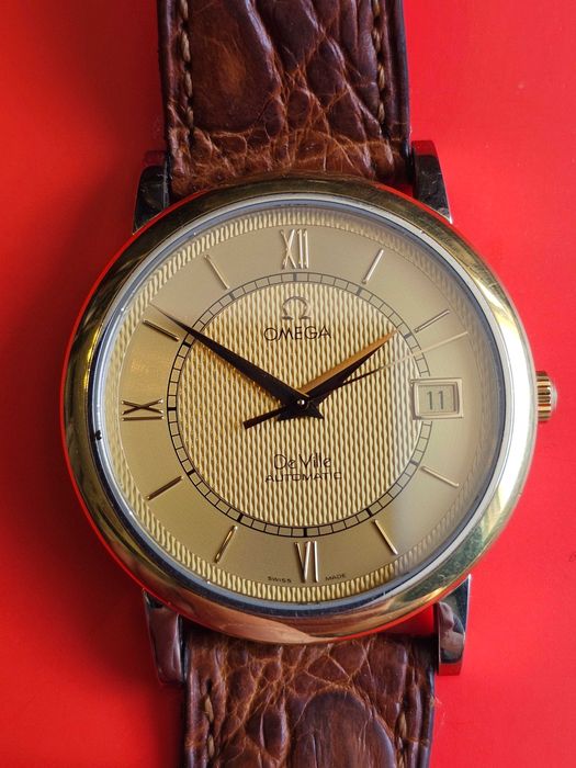 Złota Omega De Ville Prestige Automatic 166.1108 lite złoto/stall