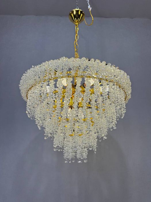 Кришталева люстра підвісна