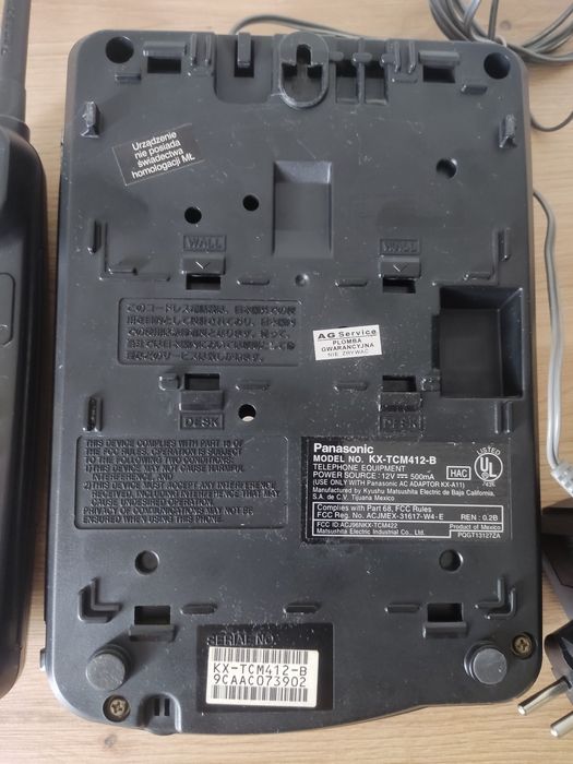 Telefon bezprzewodowy Panasonic