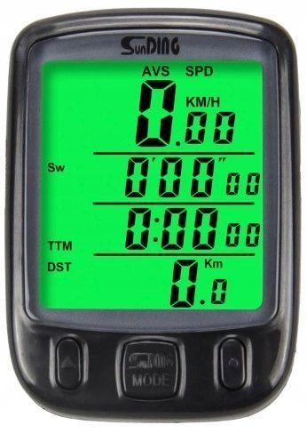 Licznik rowerowy przewodowy 22 funkcje + bateria podświetlenie