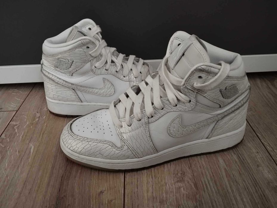 Nike Air Jordan 1 Retro High Heiress Pure Platinum 38 unikat vintage