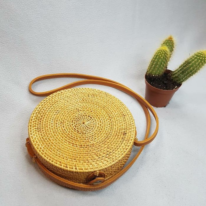 Mala  Palha Feminina feiita a Mão