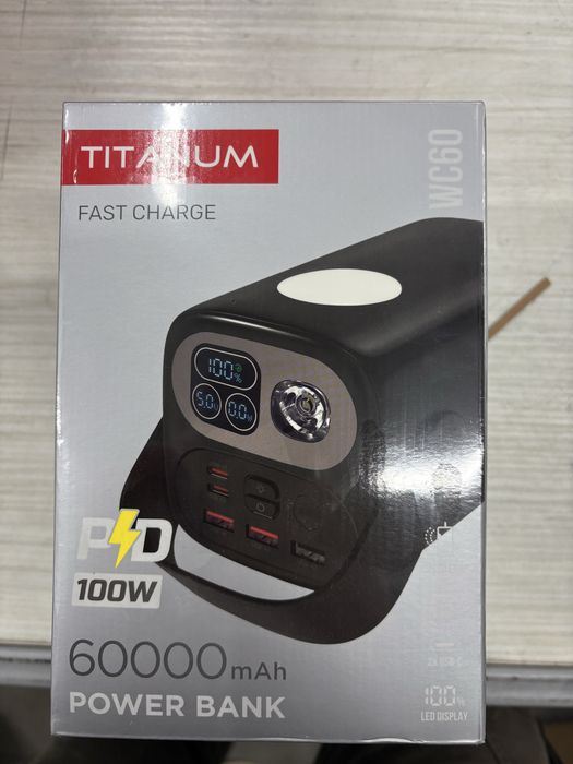 Продам павербанк на 60000mah 100w(для ноутбука) и на 30000mah 22.5w