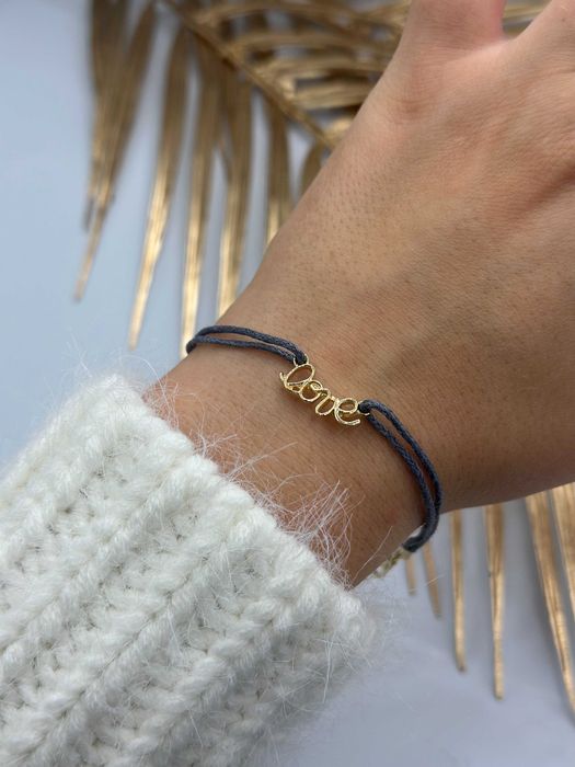 Złota bransoletka ze stali