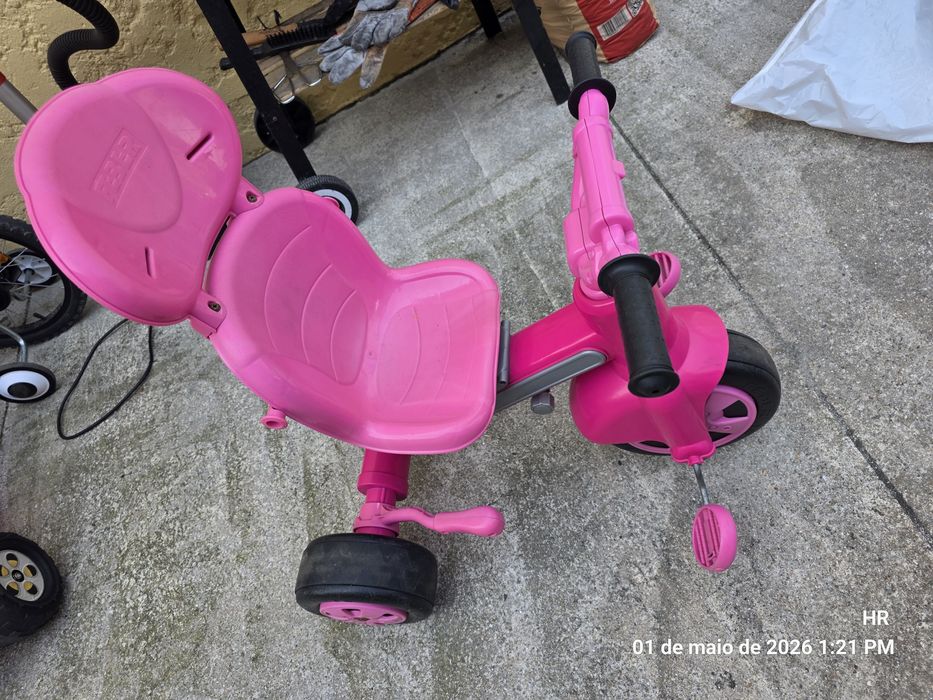Triciclo criança rosa