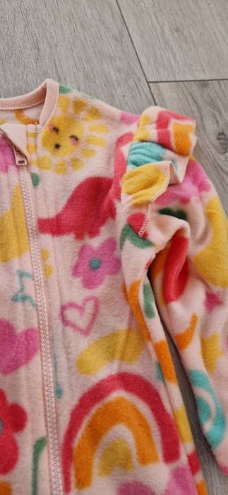 Pajac pajacyk śpioszki piżamka polar ciepła jak Next Newbie Zara