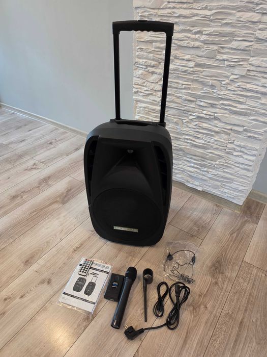 Mobilna Kolumna Aktywna Pronomic PH12AW Akumulator Bluetooth Mikrofony