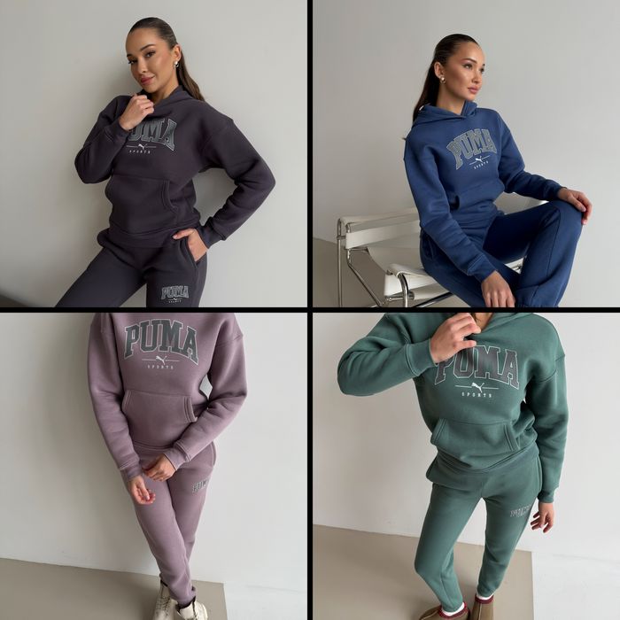 Костюмм зимний,теплый,флис,зима,одежда,женский,пума,фліс,осінній,спорт