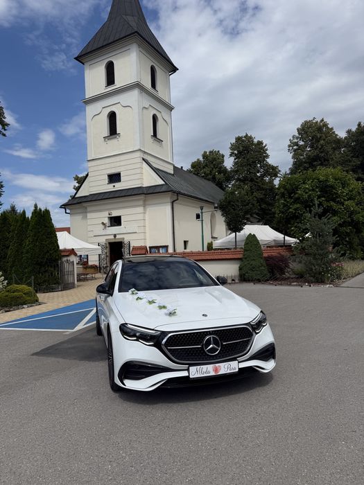 Auto Samochód do ślubu Mercedes benz E klasa w214 AMG