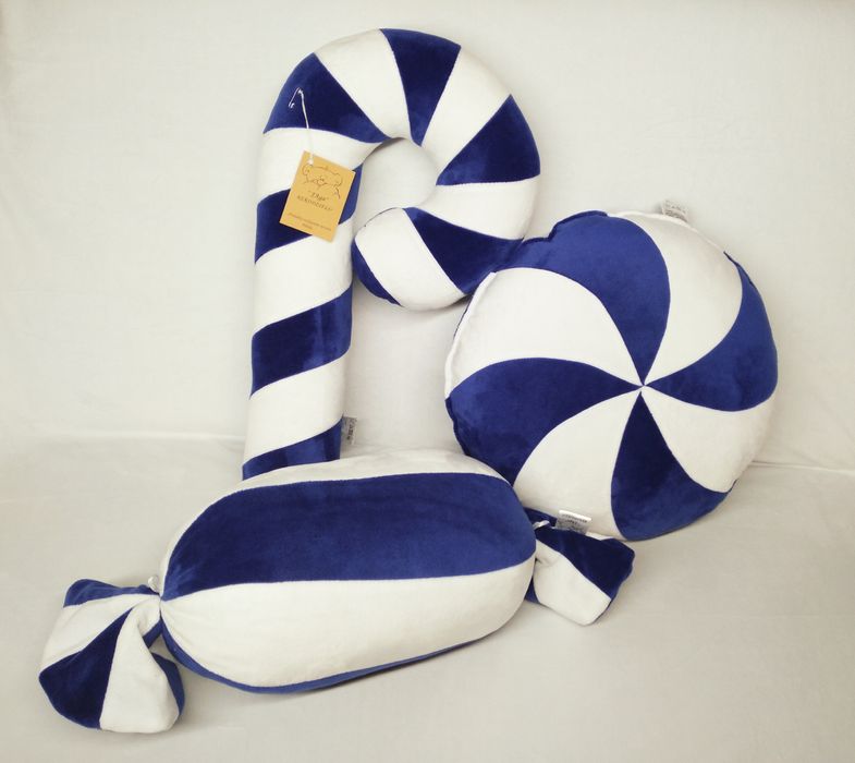 Zestaw świątecznych poduszek lizak 53cm,cukierek,drops 22 kolory