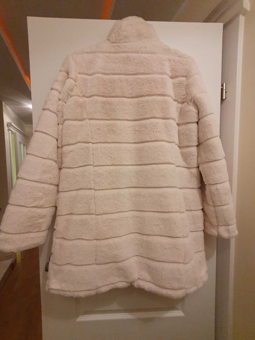 Futerko dwustronne damskie białe Orsay streetwear retro