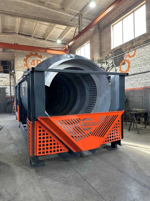 Троммель, бутара, барабанный просеиватель грохот, сепаратор