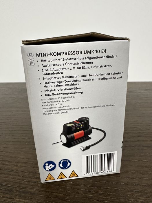 Міні компресор Ultimate Speed UMK 10 E4