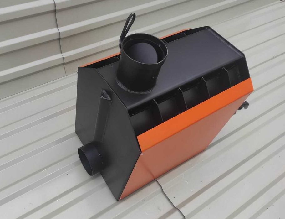 ДО 8 ЧАСОВ! С Обдувом! Печь Буржуйка Булерьян H55-3 / ТЕПЛО В ХАТІ