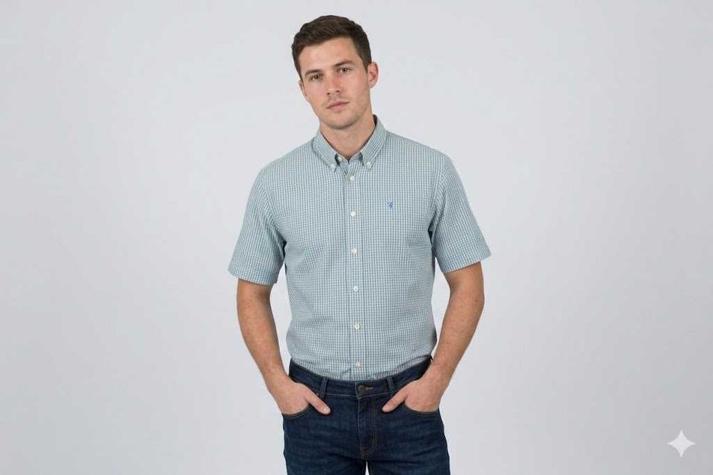 Farah рр M regular fit рубашка из хлопка 2-ply