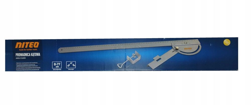 Prowadnica kątowa 77 cm - kątownik uniwersalny - NITEO