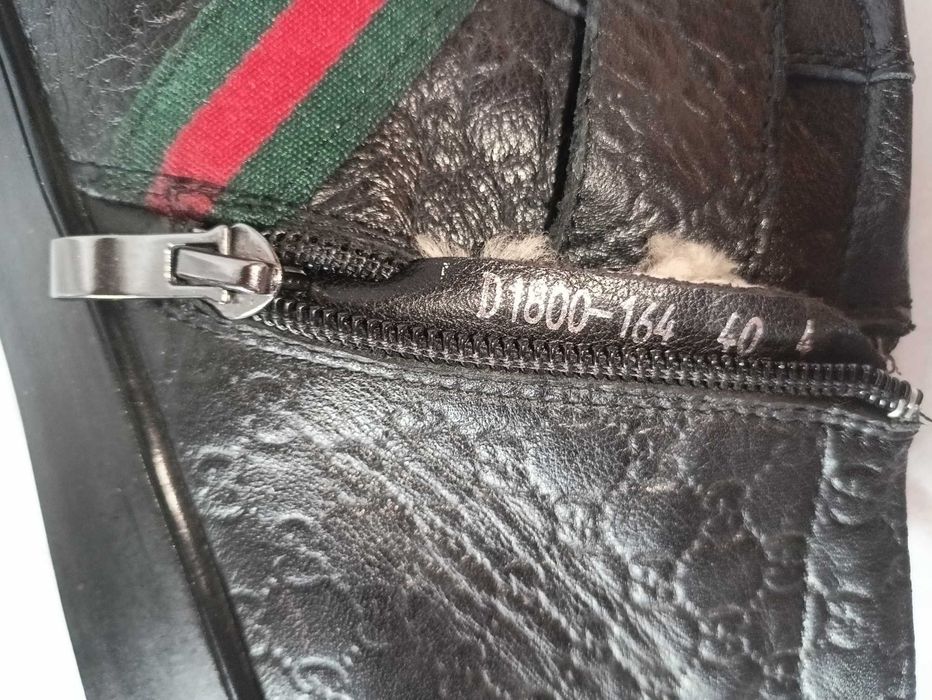 Gucci roz, 41 - dł. wkł. 26 cm - skó,ra - super stan