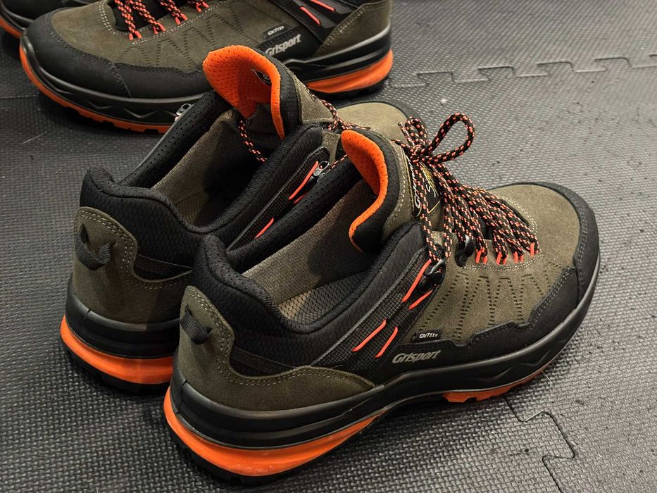 Кросівки трекінгові р.43, 44, 45, 46, 47 - Grisport Spur Grey Walking Shoe - 14901 (напівчеревики) - Vibram