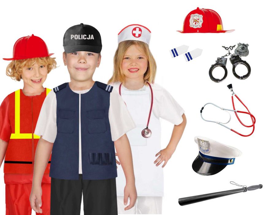 Kostiumowo - strój strażaka, strój policja, strój policjant Koszalin