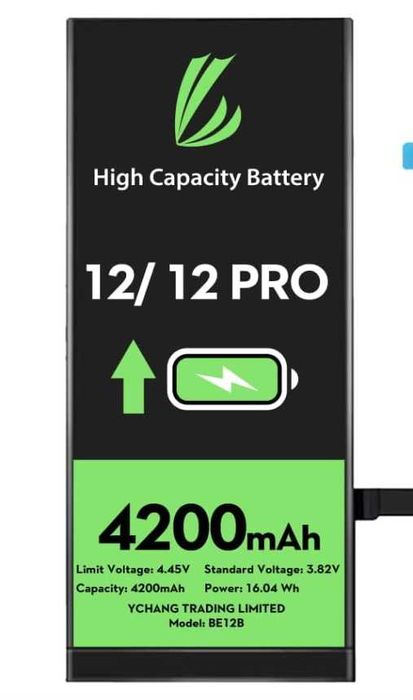 Akumulator do iPhone'a 12/iPhone'a 12 Pro, 4200 mAh, litowo-jonowy