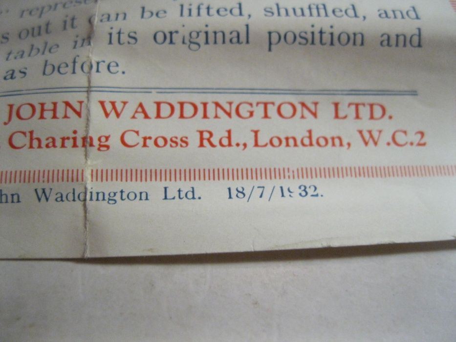 игра карты LEXICON английский waddingtons lexicon playing cards 1950-е