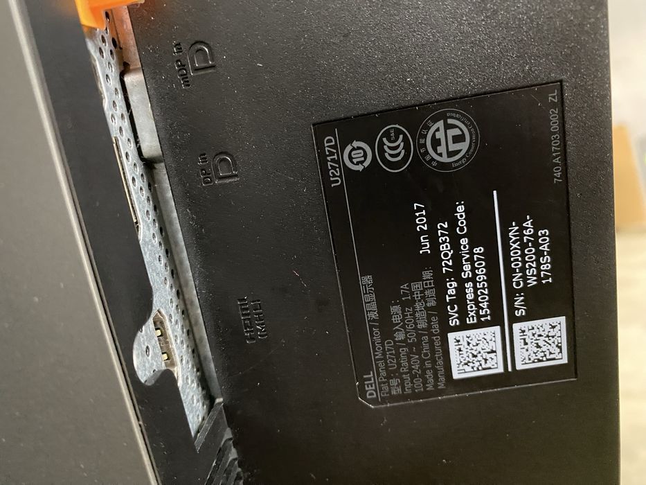 Монітор 2К DELL U2717D 45штук