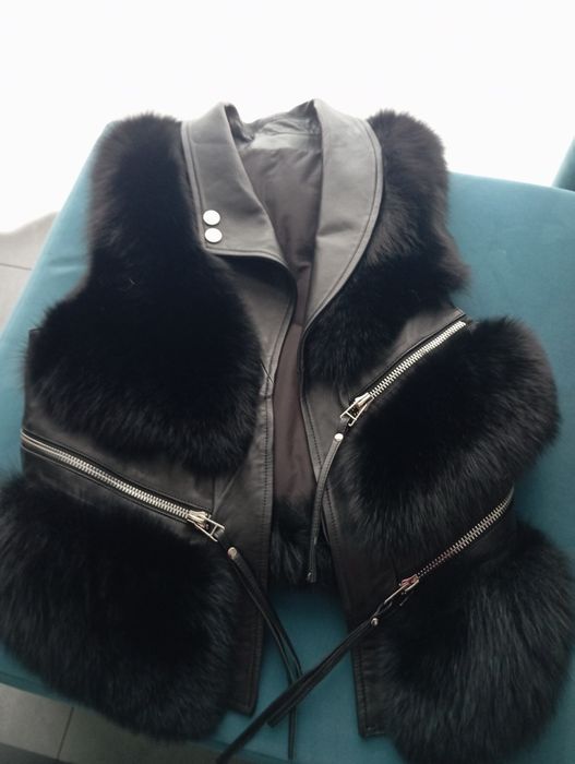 Kamizelka futro naturalne