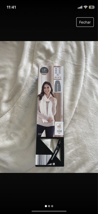 Cachecol 100% de caxemira