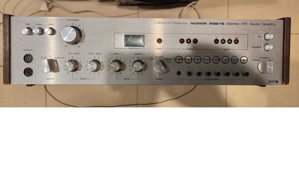 Tanio amplituner Radmor 5102-TE z dwoma kolumnami