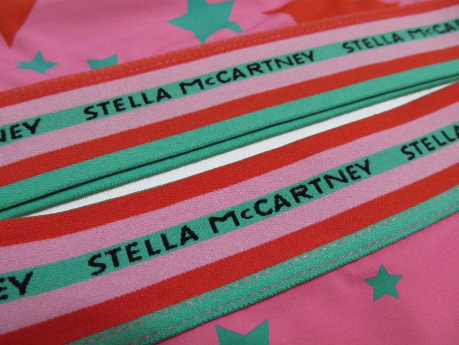 Stella McCartney Kids Раздельный купальник с логотипом Pink Star