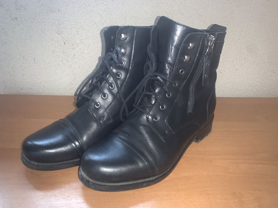 Botki buty skórzane dziecięce mlodzieżowe lasocki roz 36 ocieplane