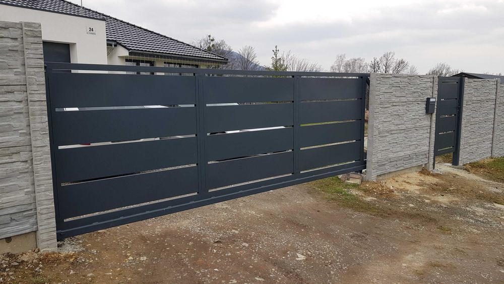 Ogrodzenia Betonowe, Panelowe 3D, Bramy furki z MONTAŻEM - DEMONTAŻEM