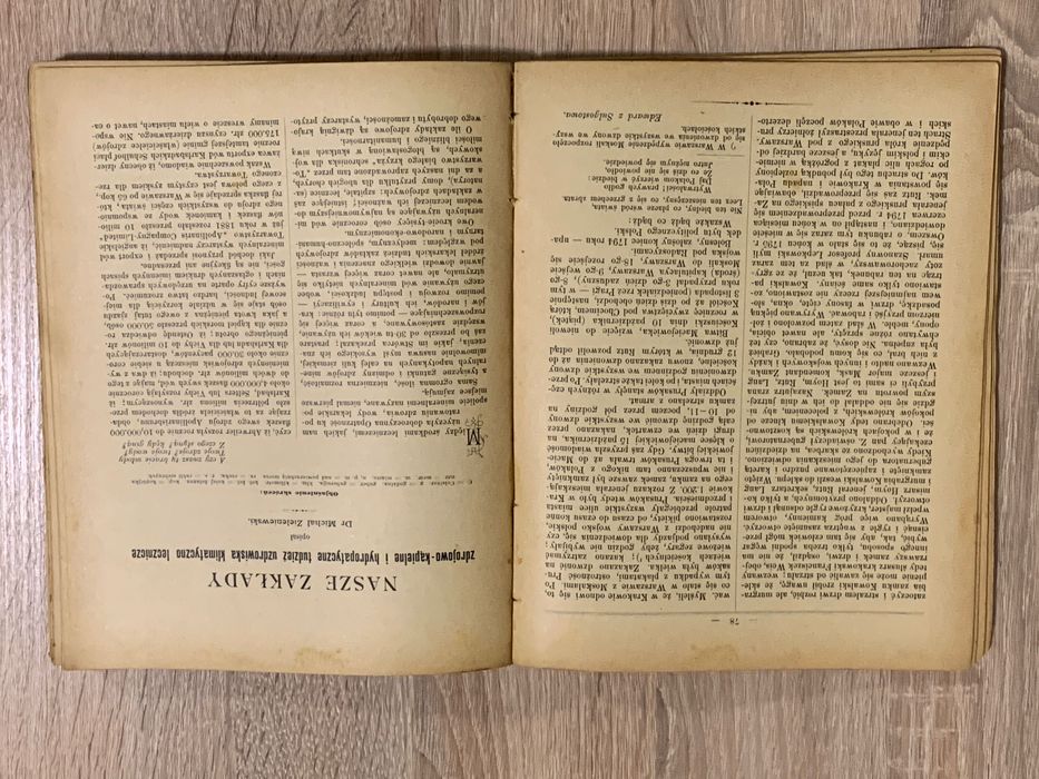 Józefa Czecha Kalendarz Krakowski na rok 1894 oryginał