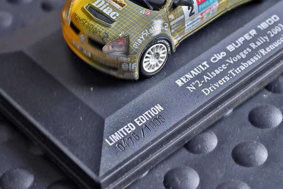 Renault Clio S1600 1/43 - Brice Tirabassi/Jacques-Julien Renucci - UH